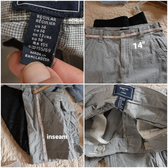 Gap Kids SIZE 14 Long Cargo Shorts - Picture 14 of 16
